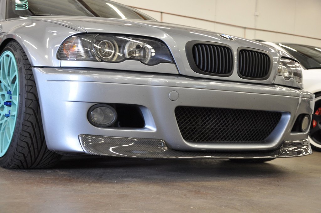 CARBON FRONT LIP SPOILER CSL STYLE FOR BMW E46 M3 ONLY