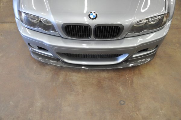 BMW E46 M3 CSL Style Carbon Fiber Front Lip Spoiler