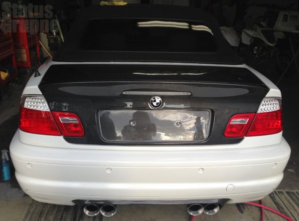 BMW E46 Carbon Fiber Convertible CSL Style Trunk Lid