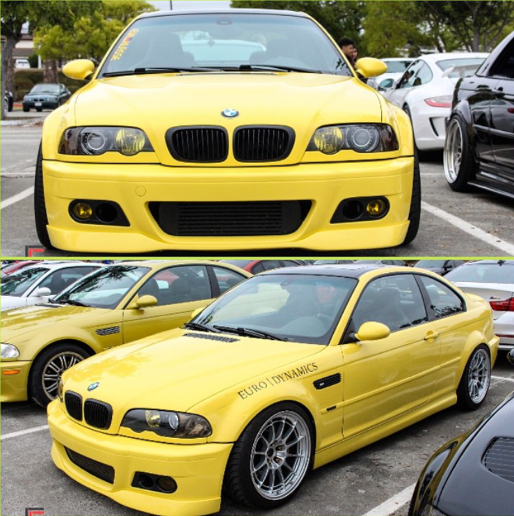 BMW 2001-06 E46 M3 HRTG Front lip with optional CF Splitter